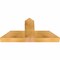 Ekena Millwork Portland Rough Sawn Timber Gable Bracket, Western Red Cedar, 36"W x 18"H x 4"D x 6"F, 12/12 Pitch GBW036X18X0406POR00RWR - alternate 3